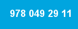 978 049 29 11